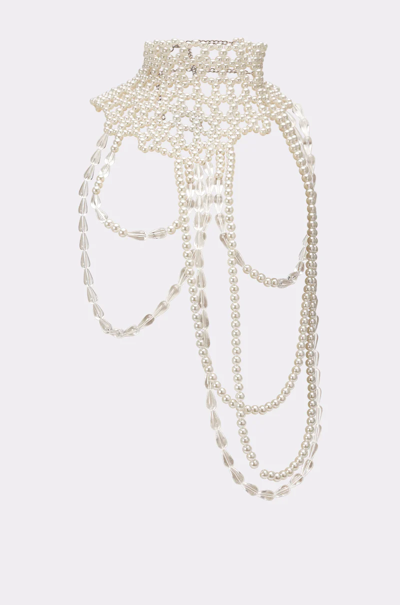 ELEGANCE IS ME STATEMENT NECKLACE - Image 5