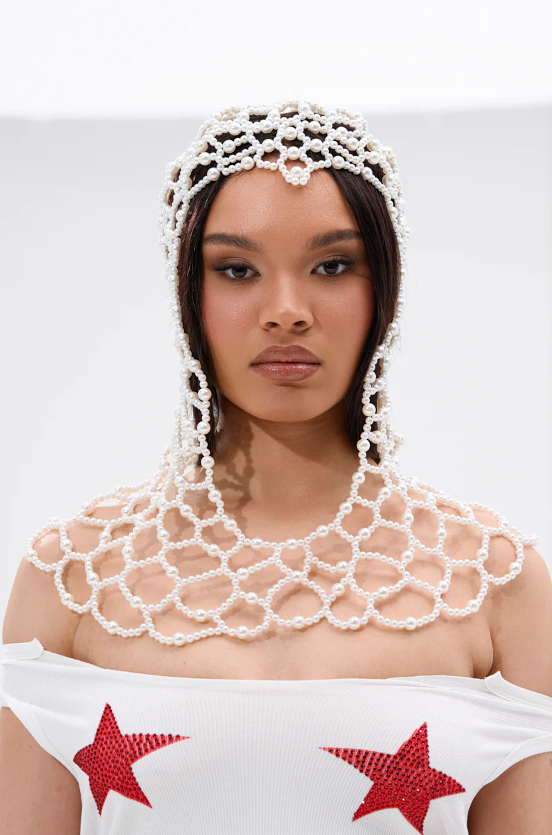 ELEGANT VIBES PEARL HEADPIECE - Image 2