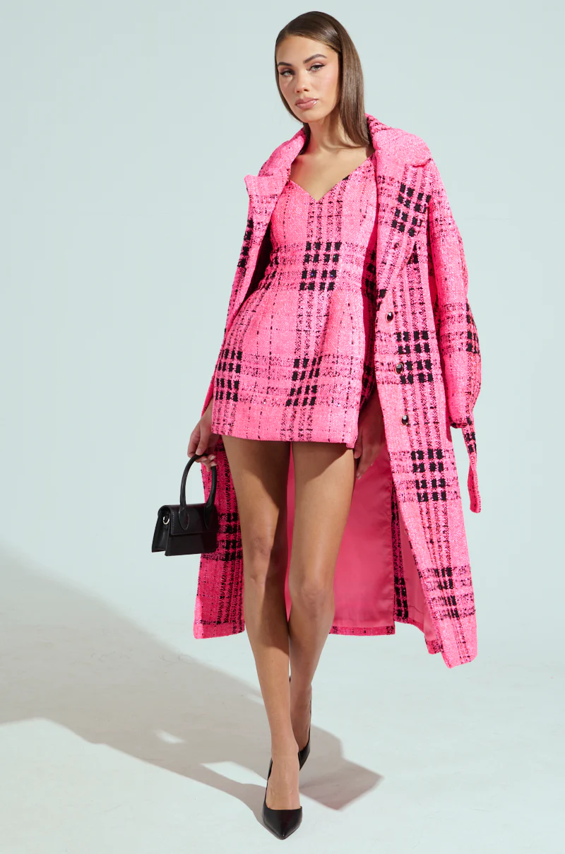 ELLE TWEED MINI DRESS - Image 8