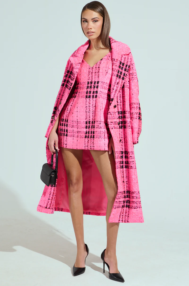 ELLE TWEED MINI DRESS - Image 9