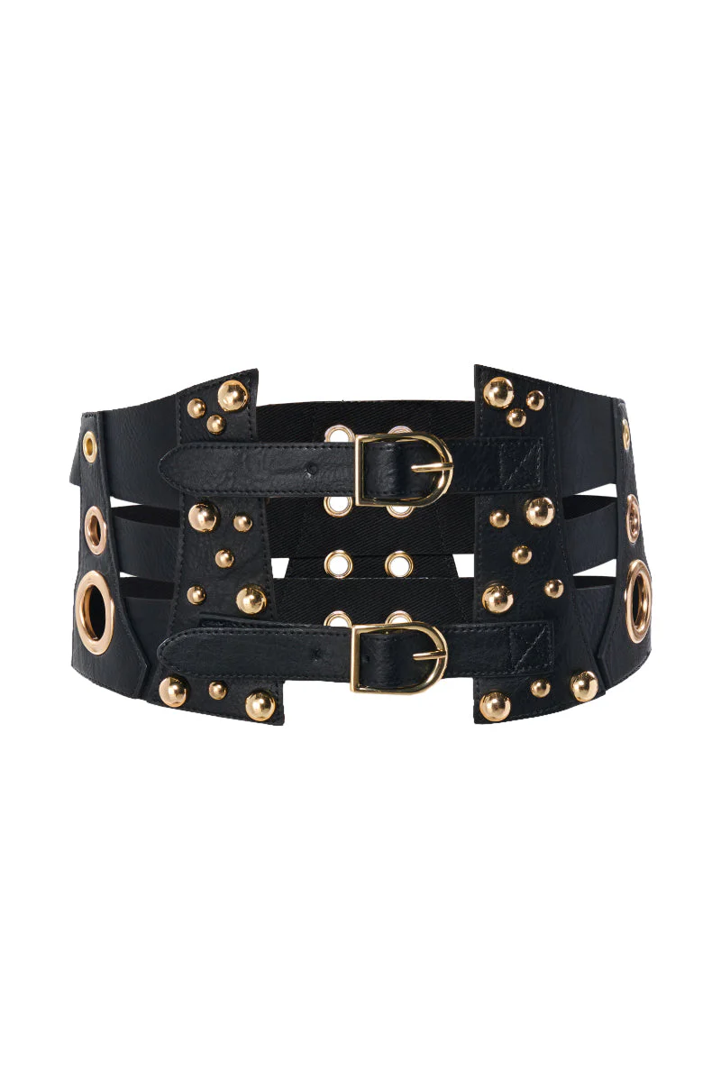 EMBELLISHED LIFE FAUX LEATHER BELT - Image 3