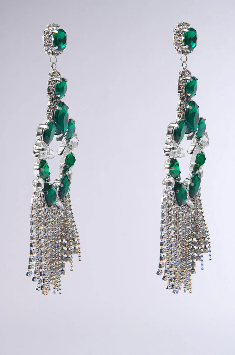EMERALD DREAMS STATEMENT EARRING - Image 3