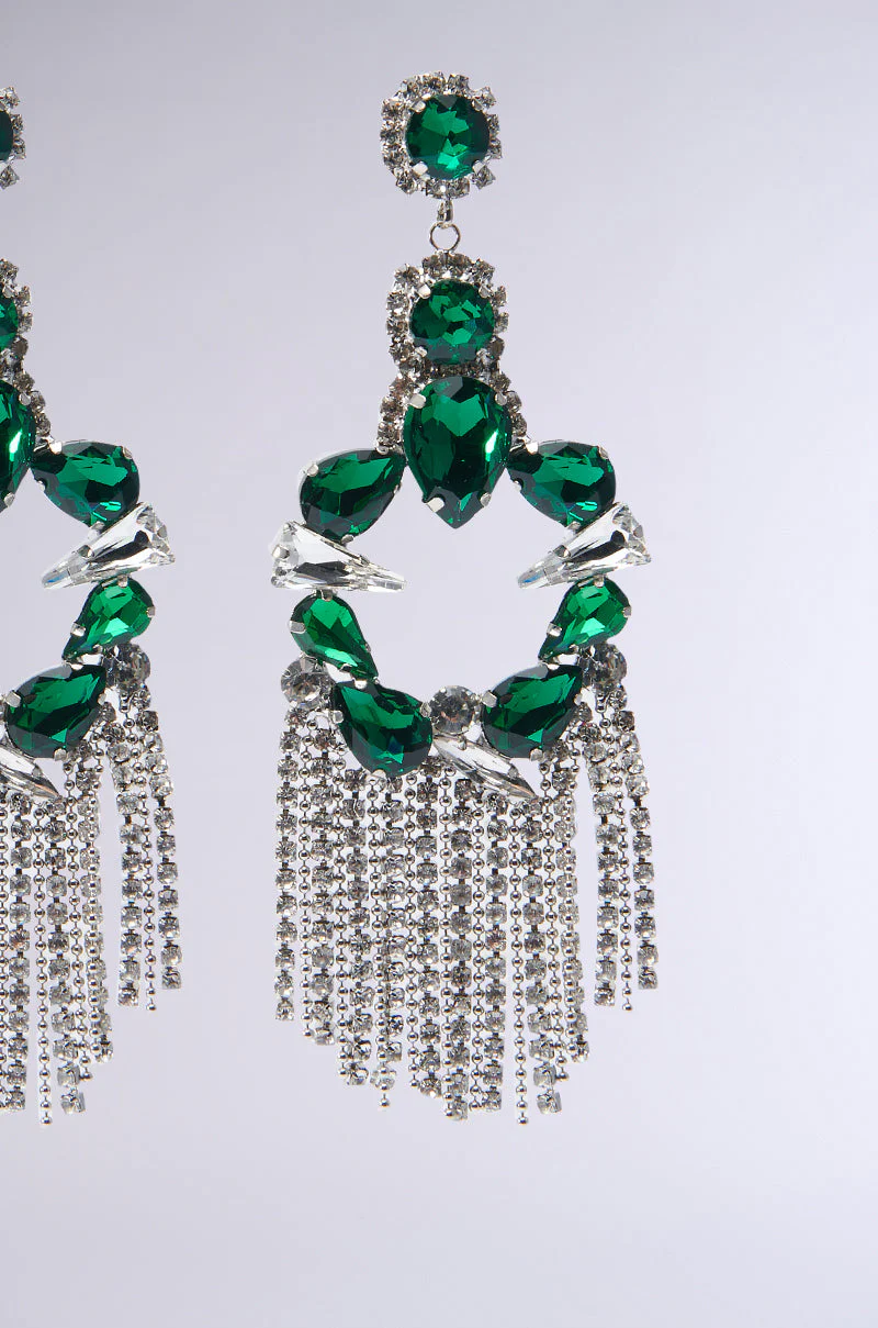 EMERALD DREAMS STATEMENT EARRING - Image 4
