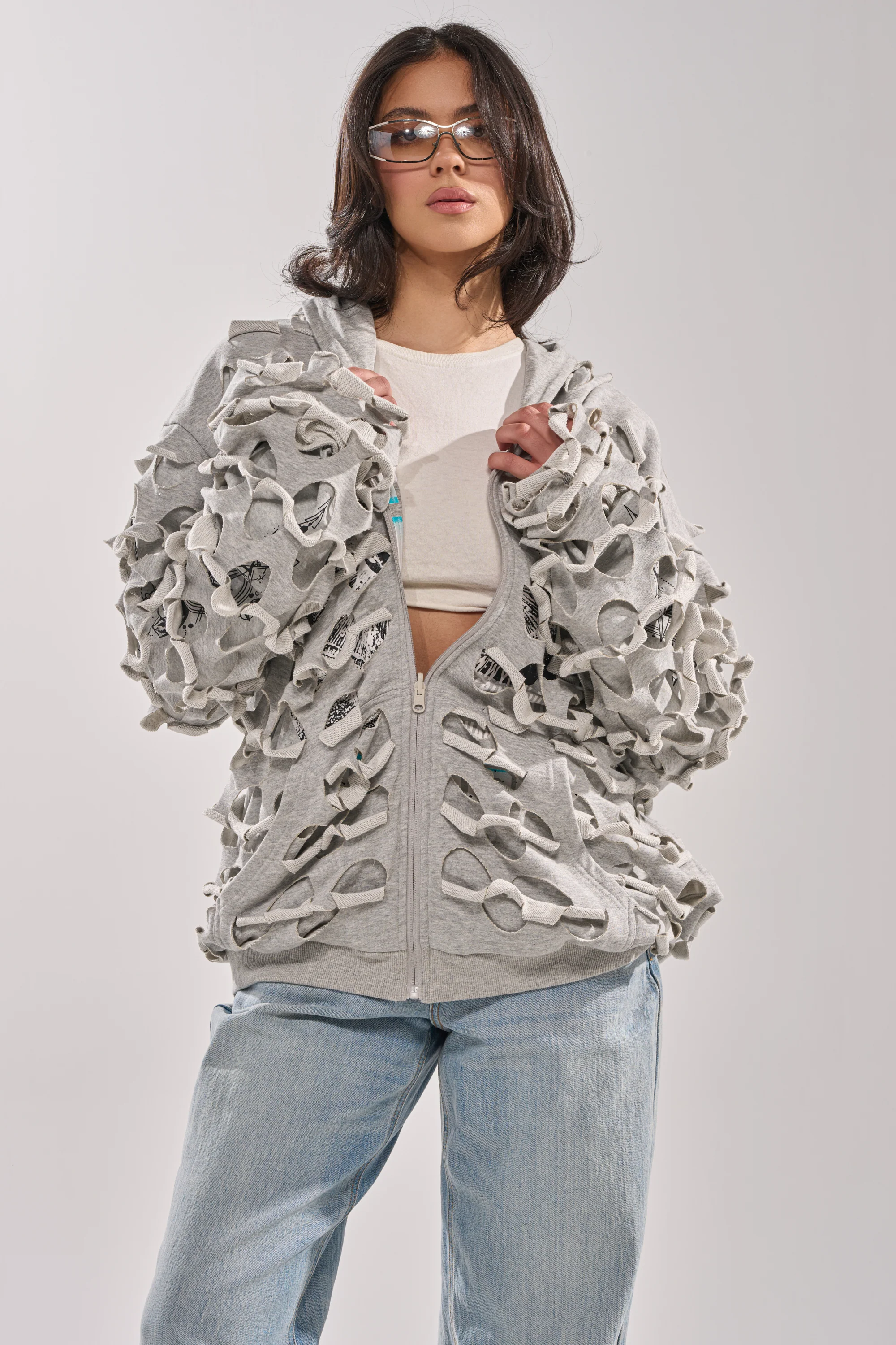 EPIC REVERSIBLE ZIP UP SWEATSHIRT - Image 3