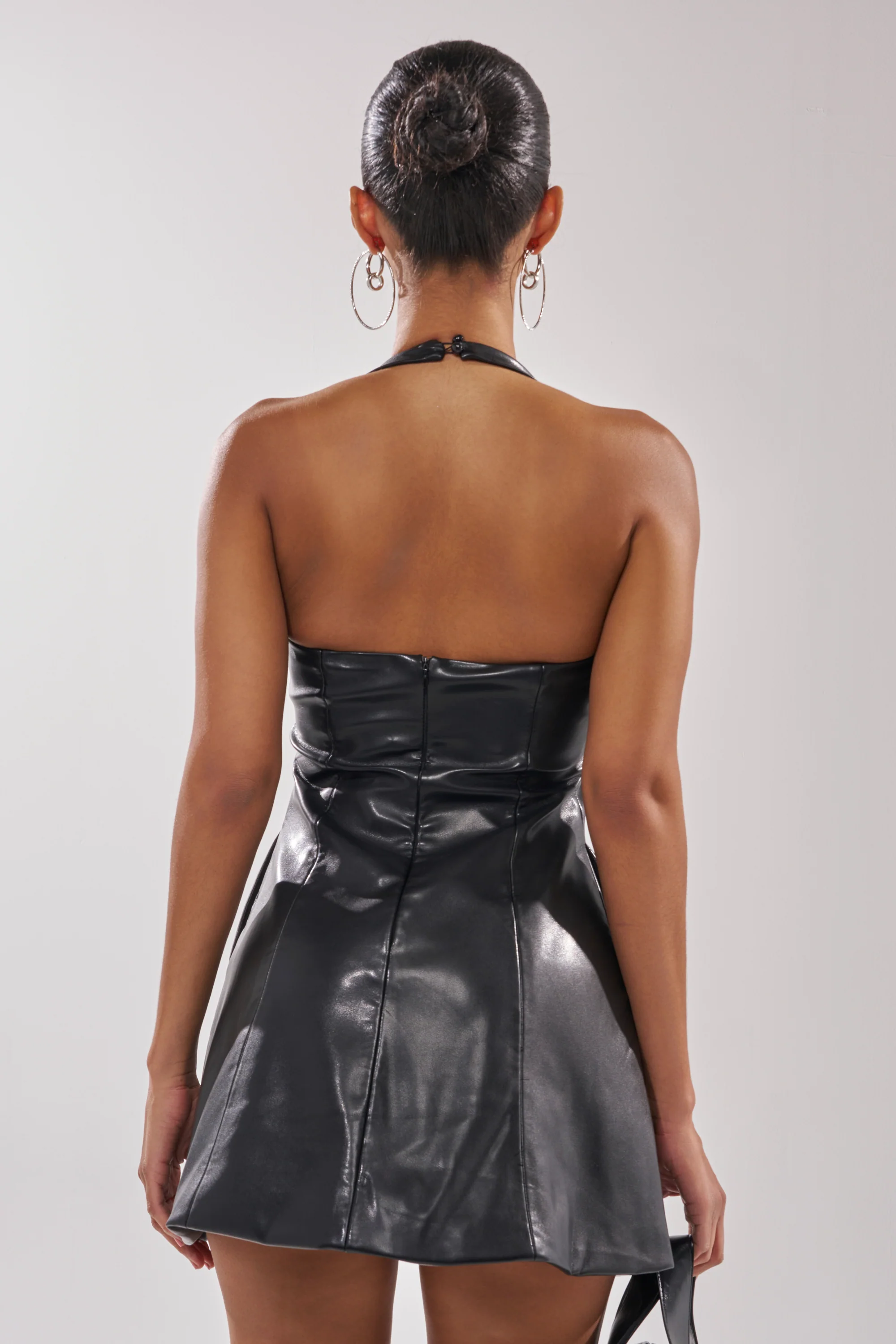 ESSENTIAL HALTER NECK MINI DRESS - Image 5