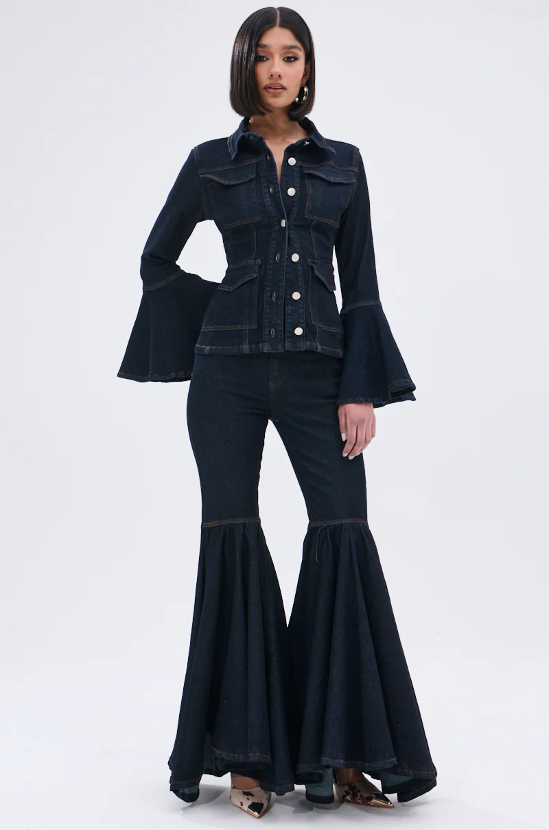 EVERYDAY LIVIN' DENIM SUPER FLARE LEG PANT - Image 6