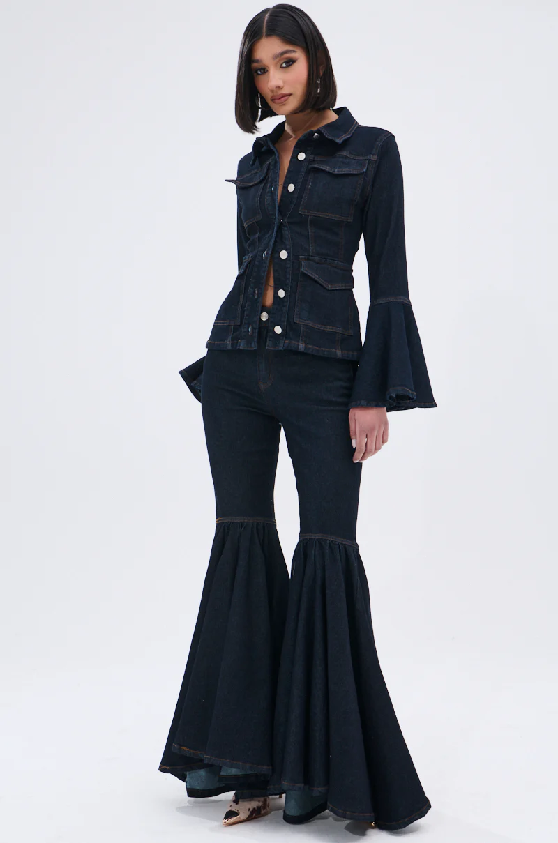 EVERYDAY LIVIN' DENIM SUPER FLARE LEG PANT - Image 7