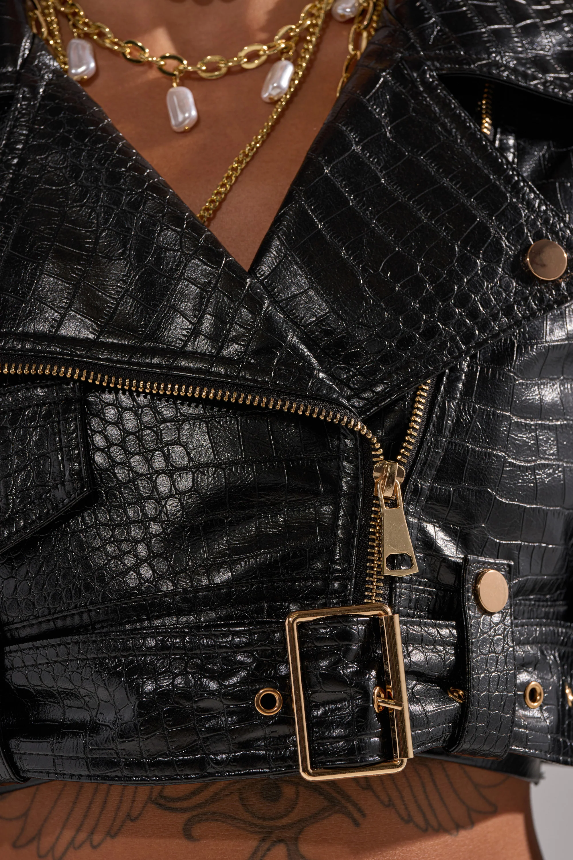 EVERYDAY MOTO IN BLACK CROC - Image 9