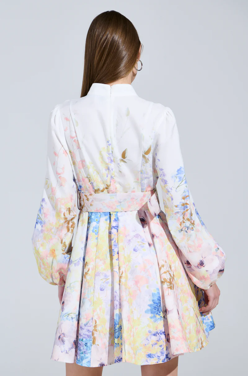 EXPENSIVE TASTE FLORAL MINI DRESS - Image 5