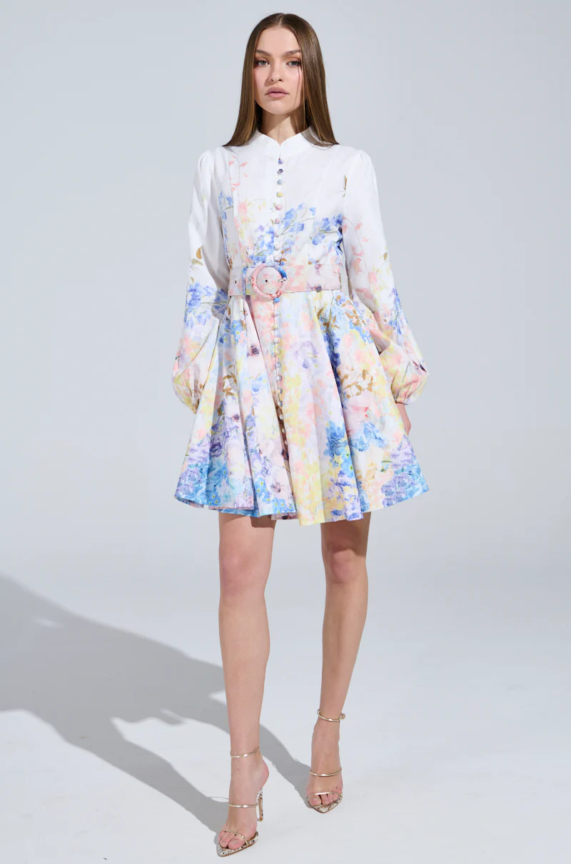 EXPENSIVE TASTE FLORAL MINI DRESS - Image 6