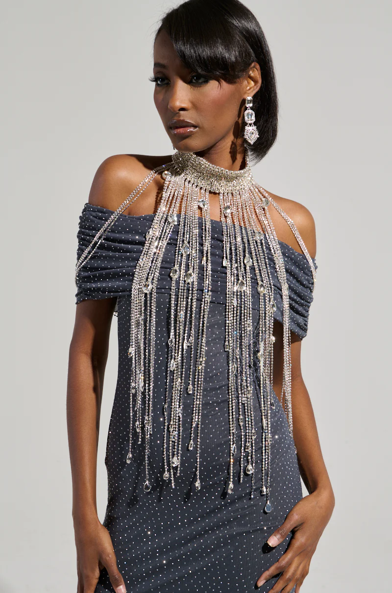 EXPENSIVE TASTE STATEMENT NECKLACE - Image 2