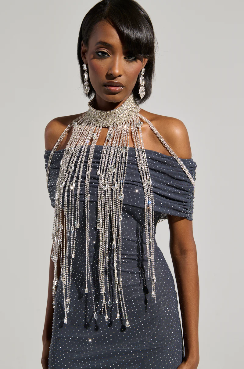 EXPENSIVE TASTE STATEMENT NECKLACE - Image 3