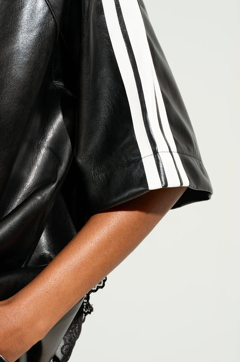 EXTRA BUTTER LEATHER BUTTON DOWN - Image 7