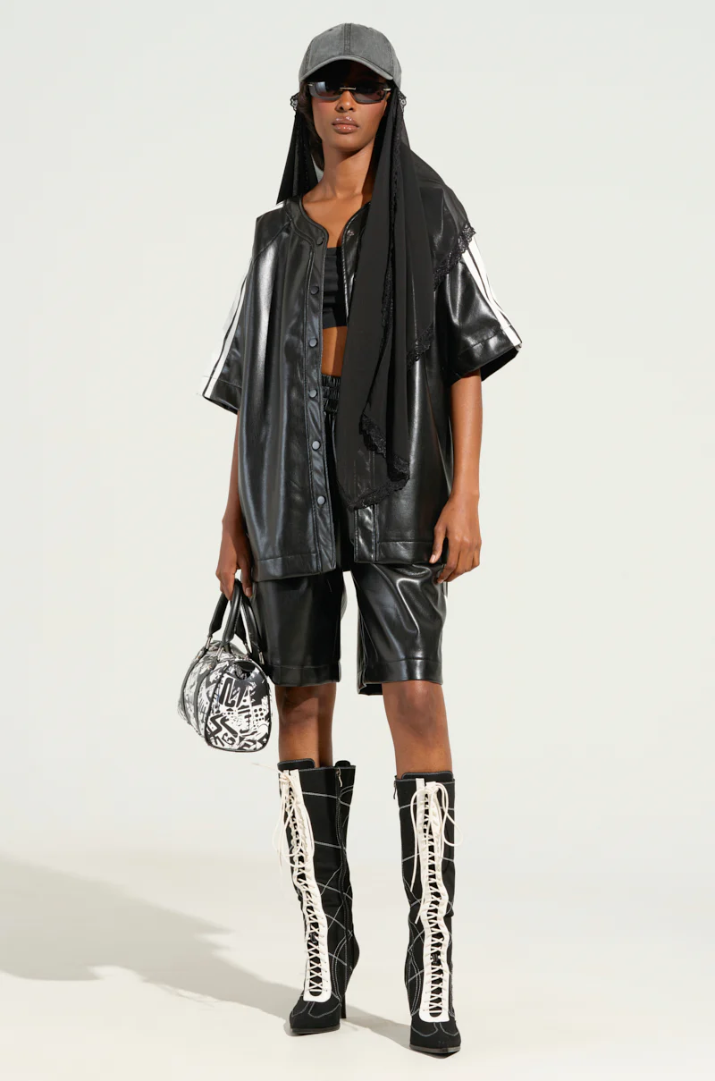 EXTRA BUTTER LEATHER SHORTS - Image 5