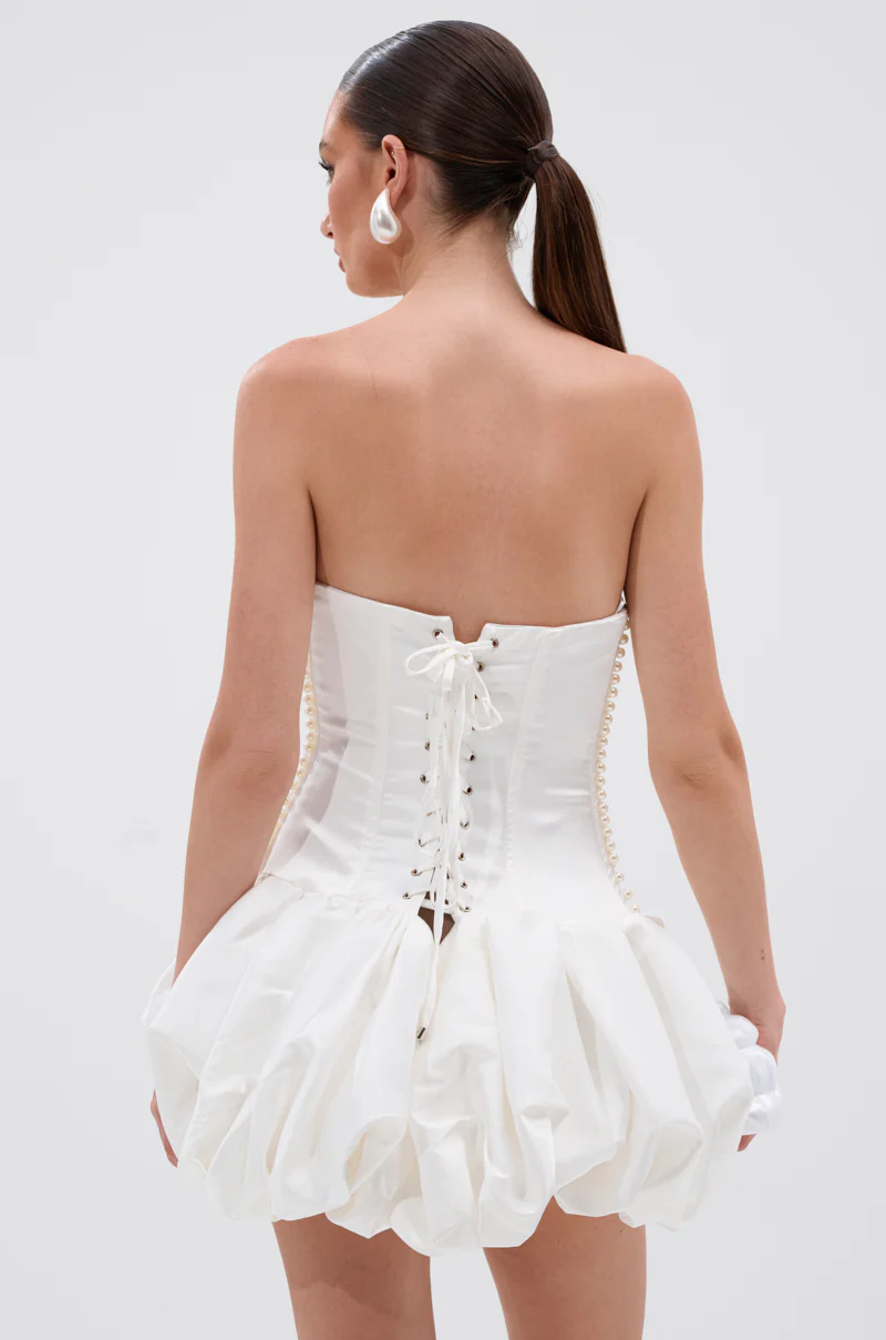 EXTRA! EXTRA! RHINESTONE MINI DRESS - Image 5