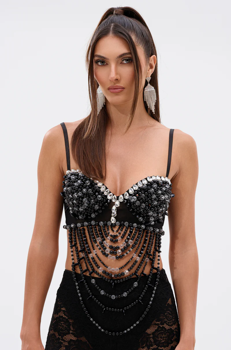 EXTRA NEEDY EMBELLISHED BRALETTE - Image 2