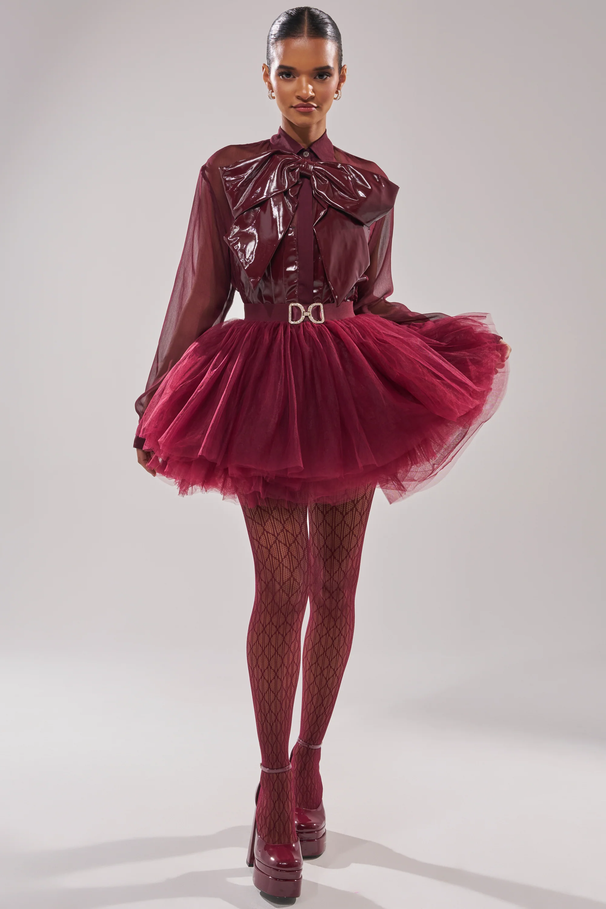 EXTREME MESH MINI SKIRT - Image 5
