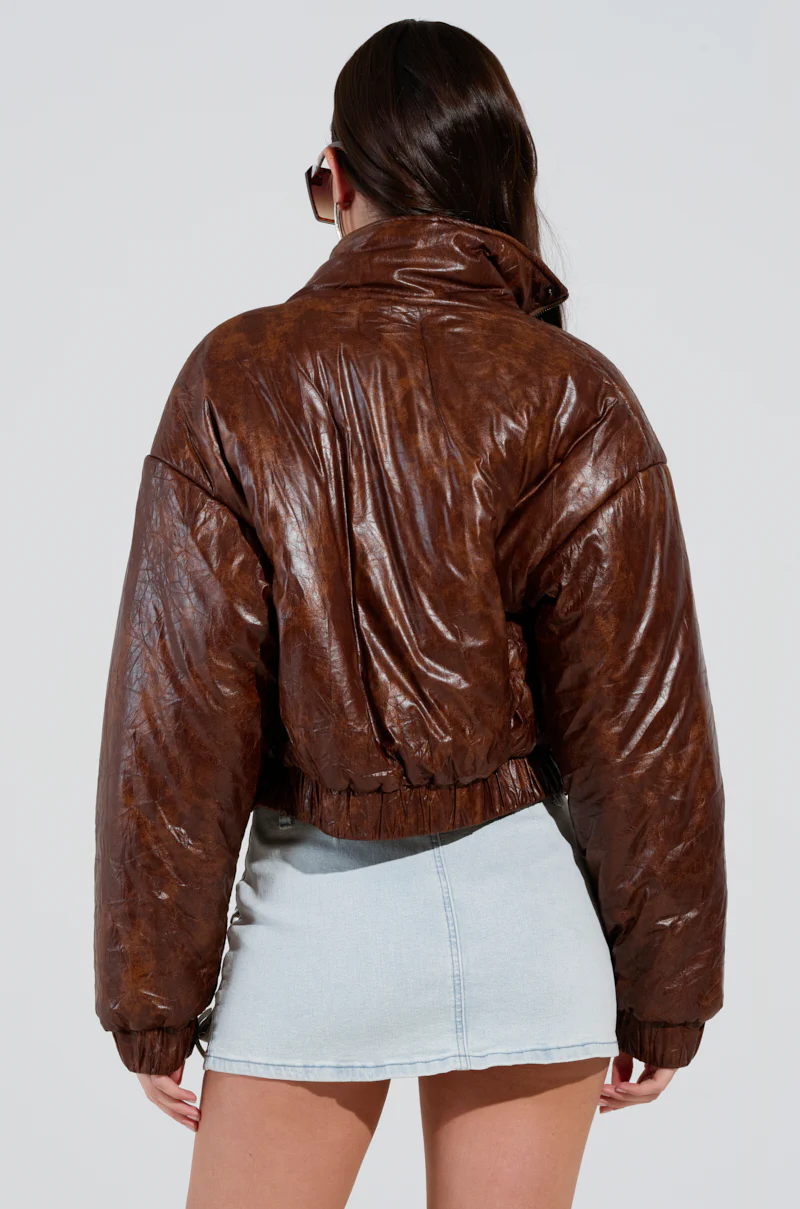 EYES OF THE NIGHT PUFFER JACKET - Image 5
