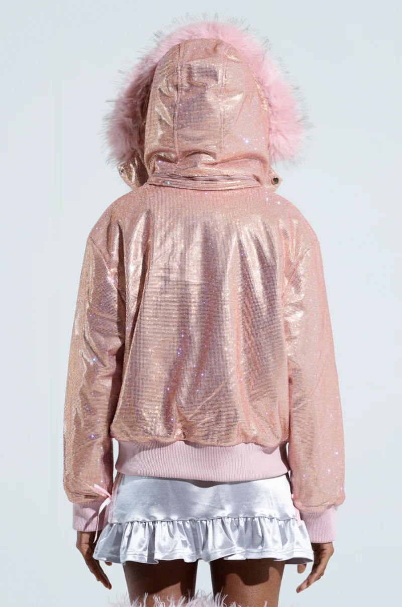 EYES ON ME RHINESTONE PUFFER - Image 7