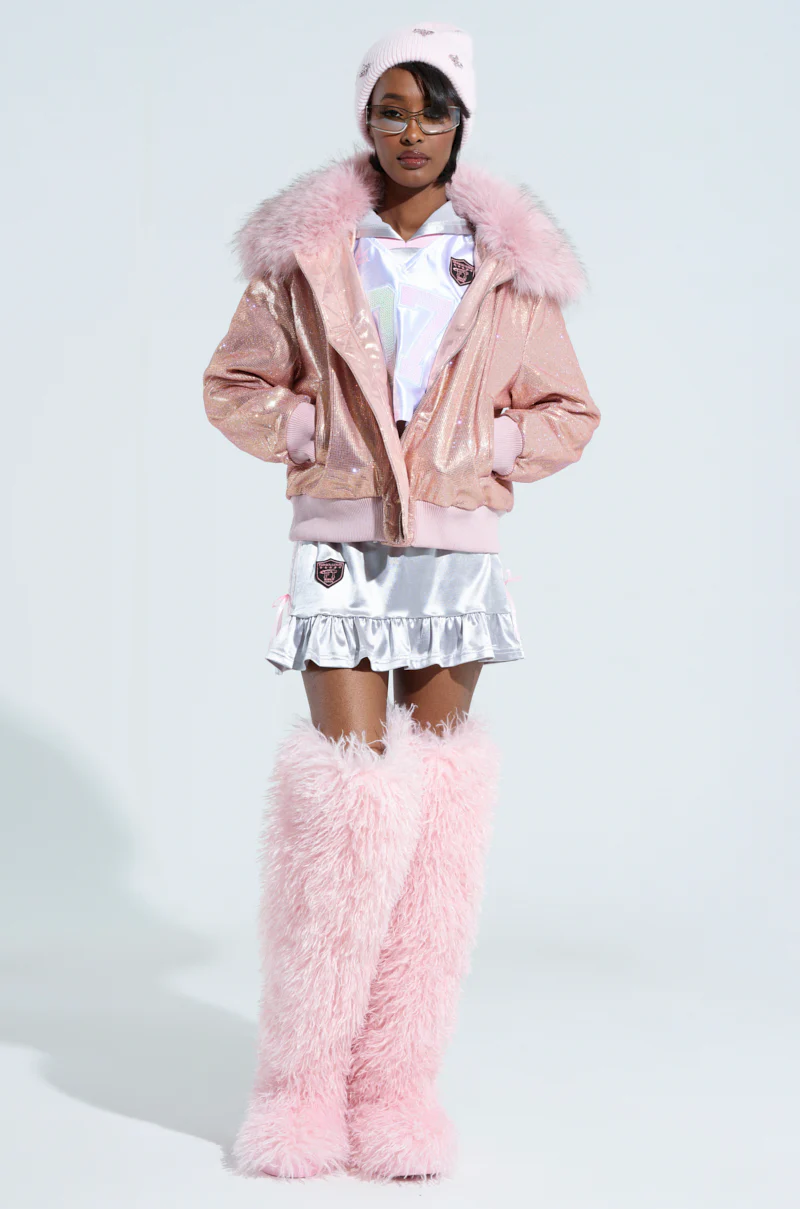 EYES ON ME RHINESTONE PUFFER - Image 8