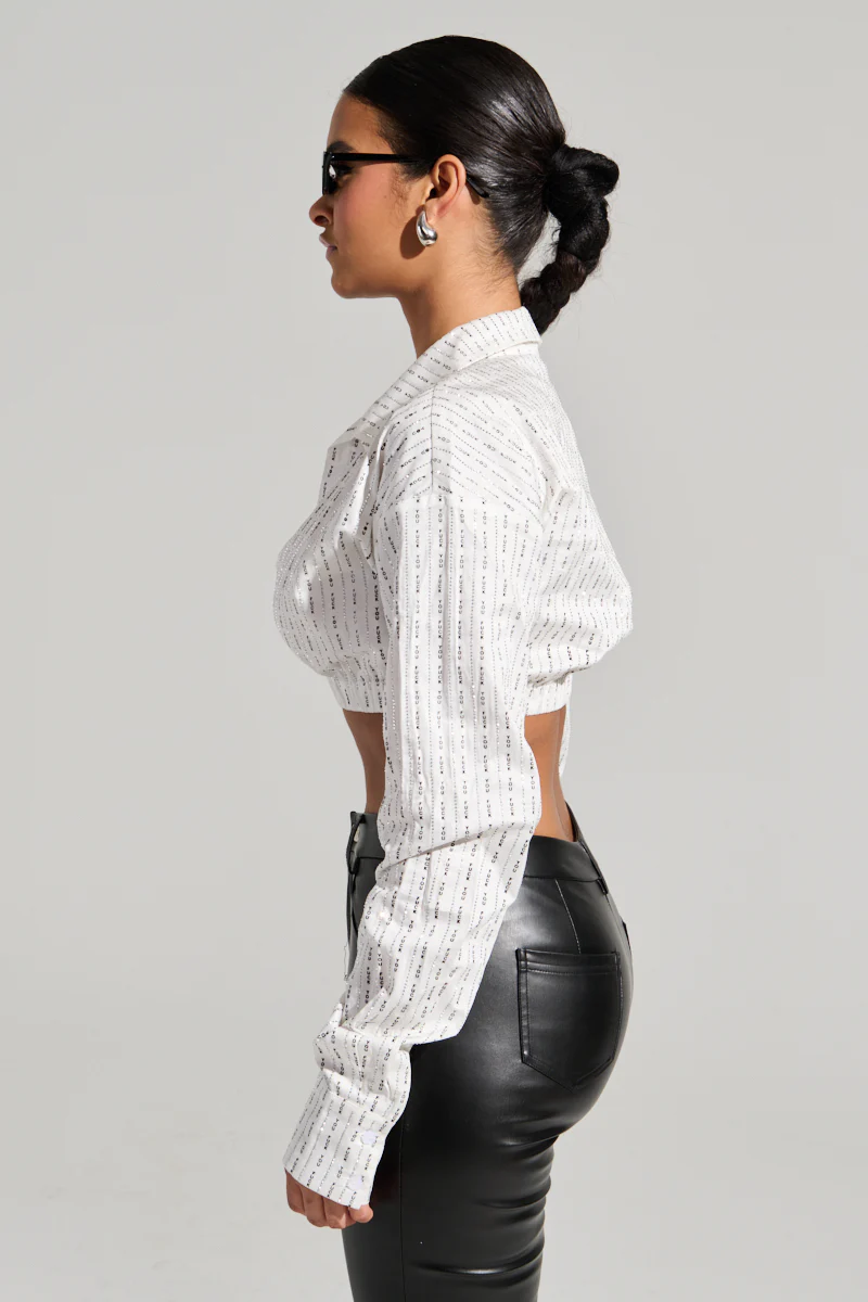 F YOU BUTTON DOWN BLOUSE - Image 3