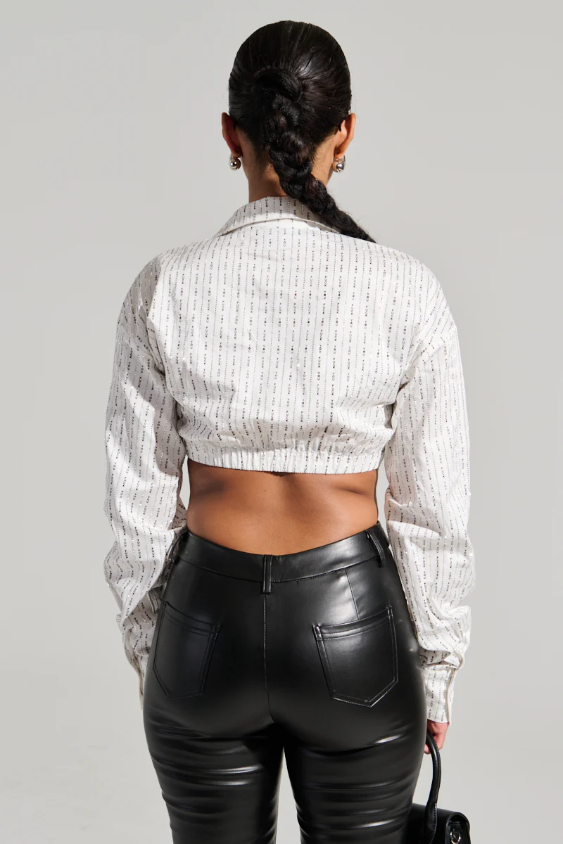 F YOU BUTTON DOWN BLOUSE - Image 4