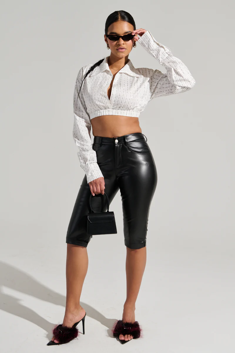 F YOU BUTTON DOWN BLOUSE - Image 5