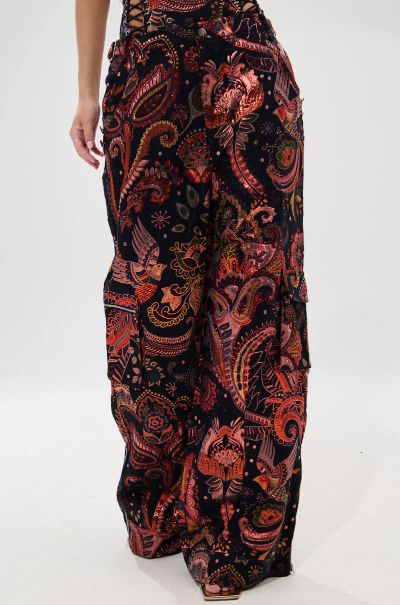 FALL VIBES BROCADE TROUSER - Image 3