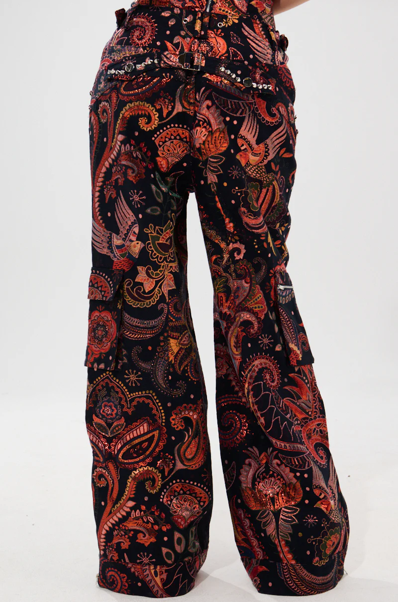 FALL VIBES BROCADE TROUSER - Image 5