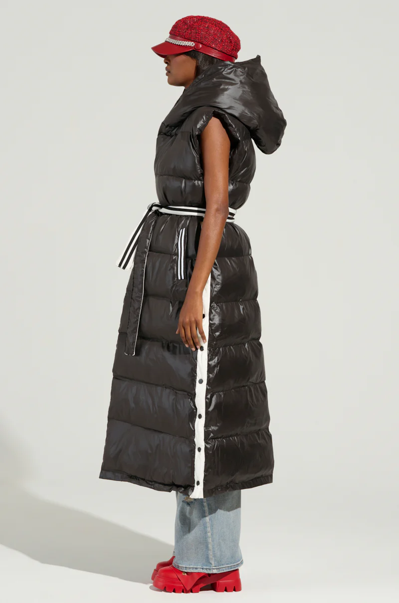 FALLON TEARAWAY VEST IN BLACK - Image 3