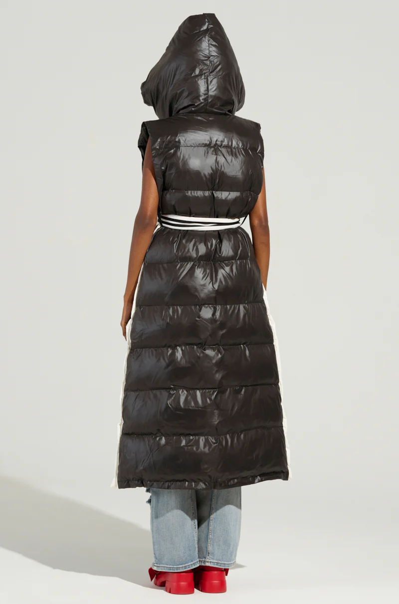 FALLON TEARAWAY VEST IN BLACK - Image 4
