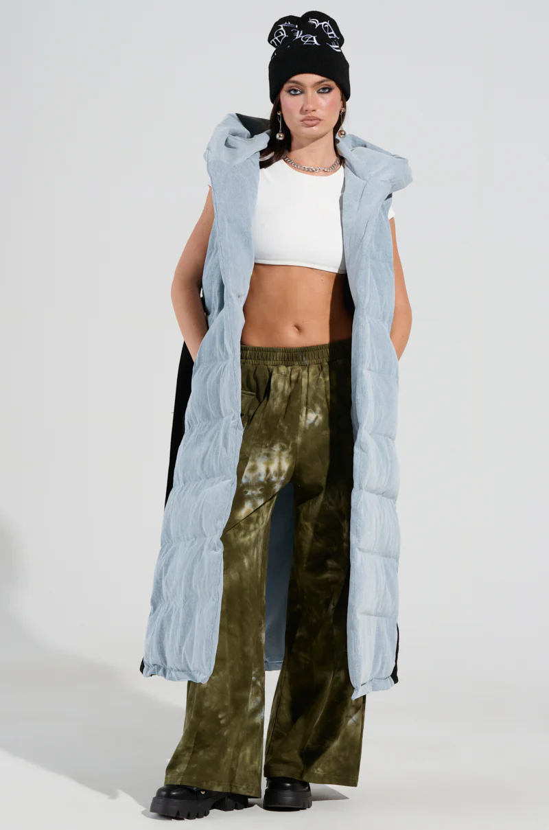 FALLON TEARAWAY VEST IN DENIM - Image 4