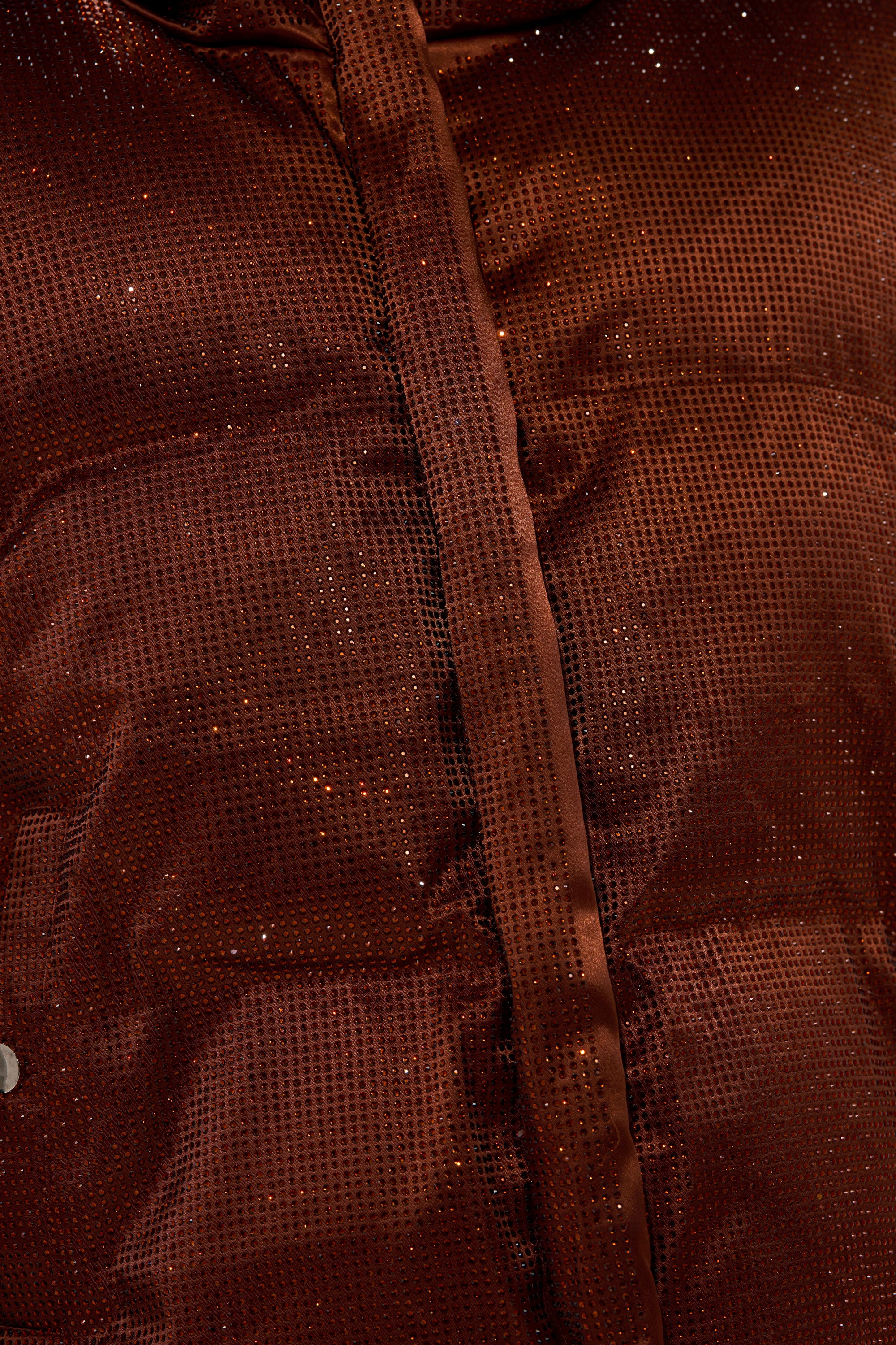 FAYE RHINESTONE PUFFER IN COPPER - Image 12