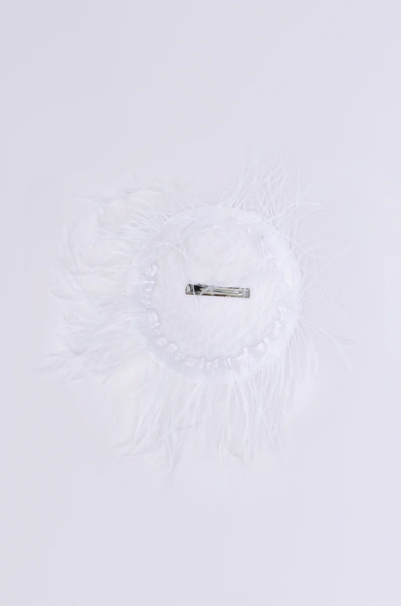 FEATHER FAN CLIP ON HAT - Image 3