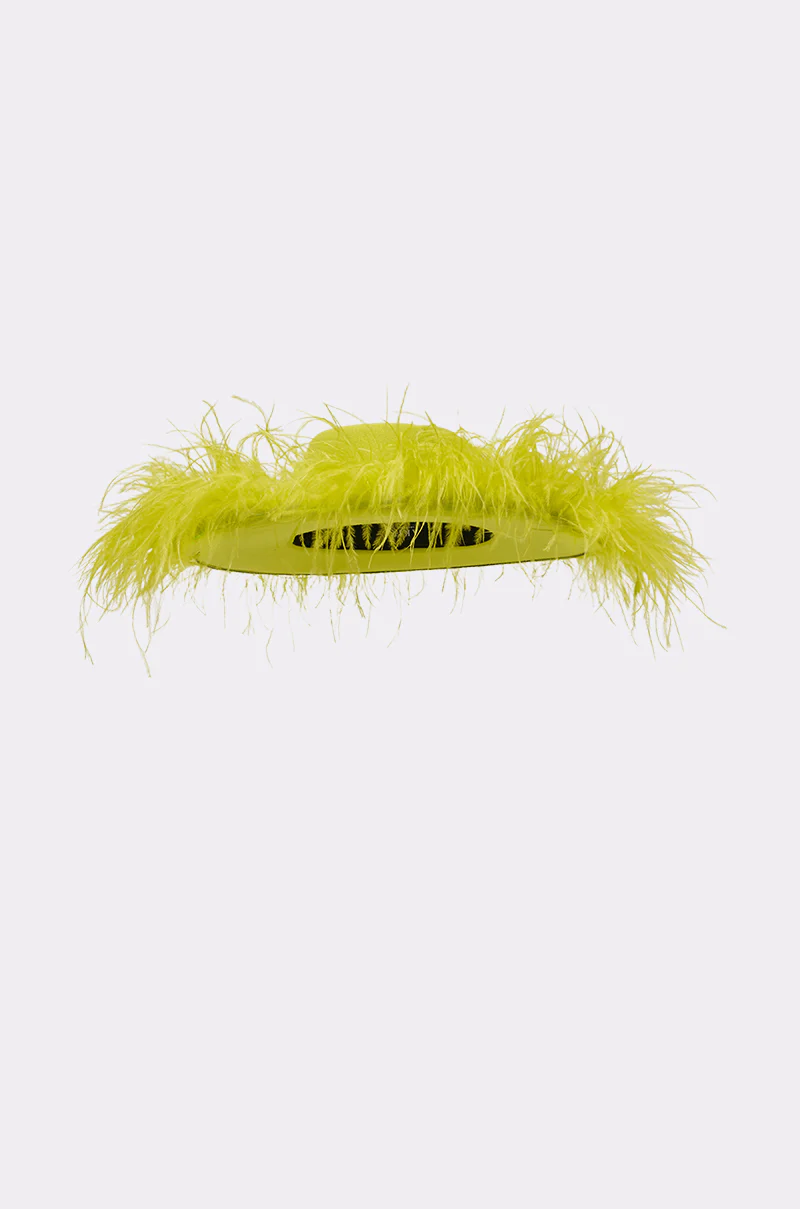 FEEL IT FEATHER BRIM HAT - Image 4