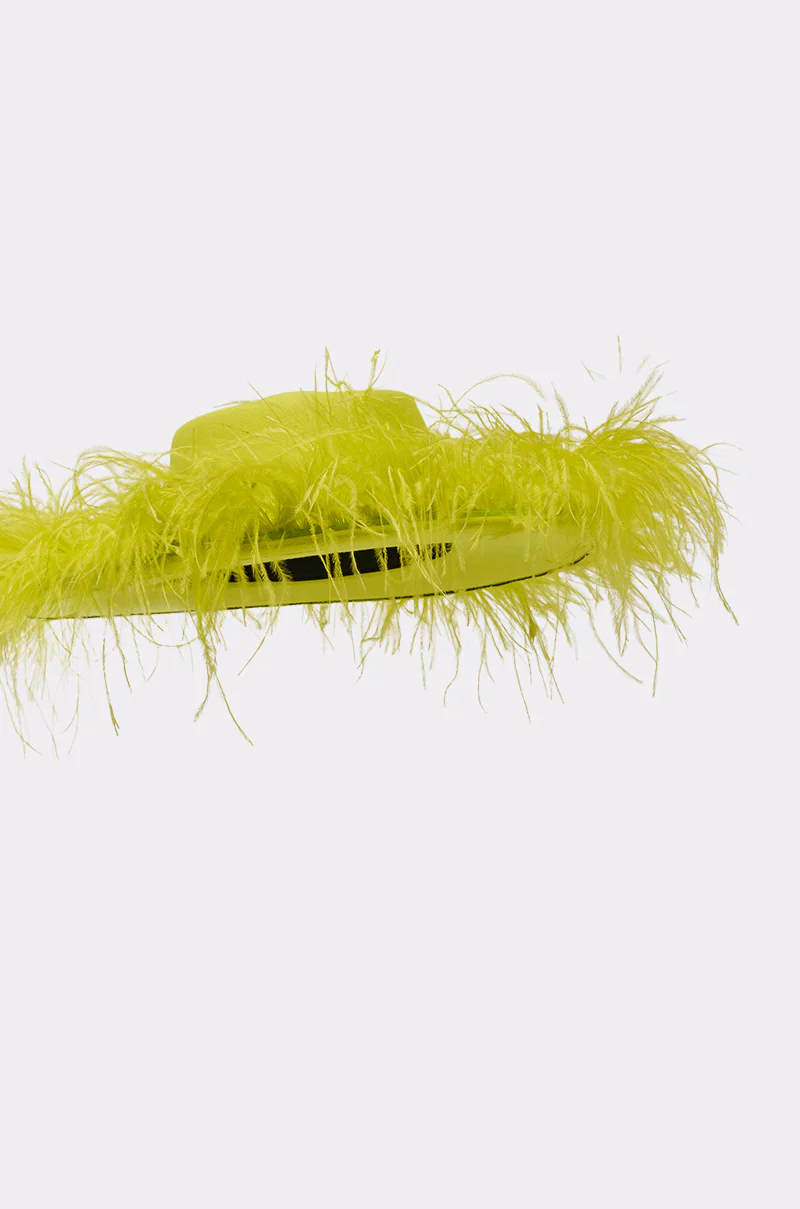 FEEL IT FEATHER BRIM HAT - Image 7