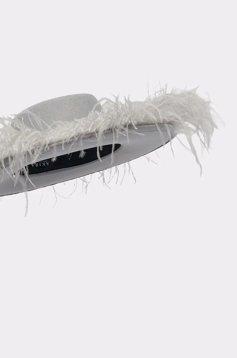 FEEL IT FEATHER BRIM HAT - Image 8