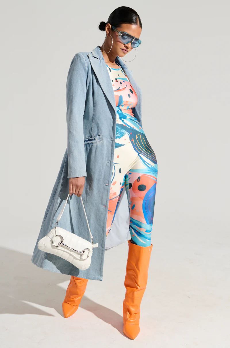 FEELIN MYSELF PRINTED JUMPSUIT - Image 7