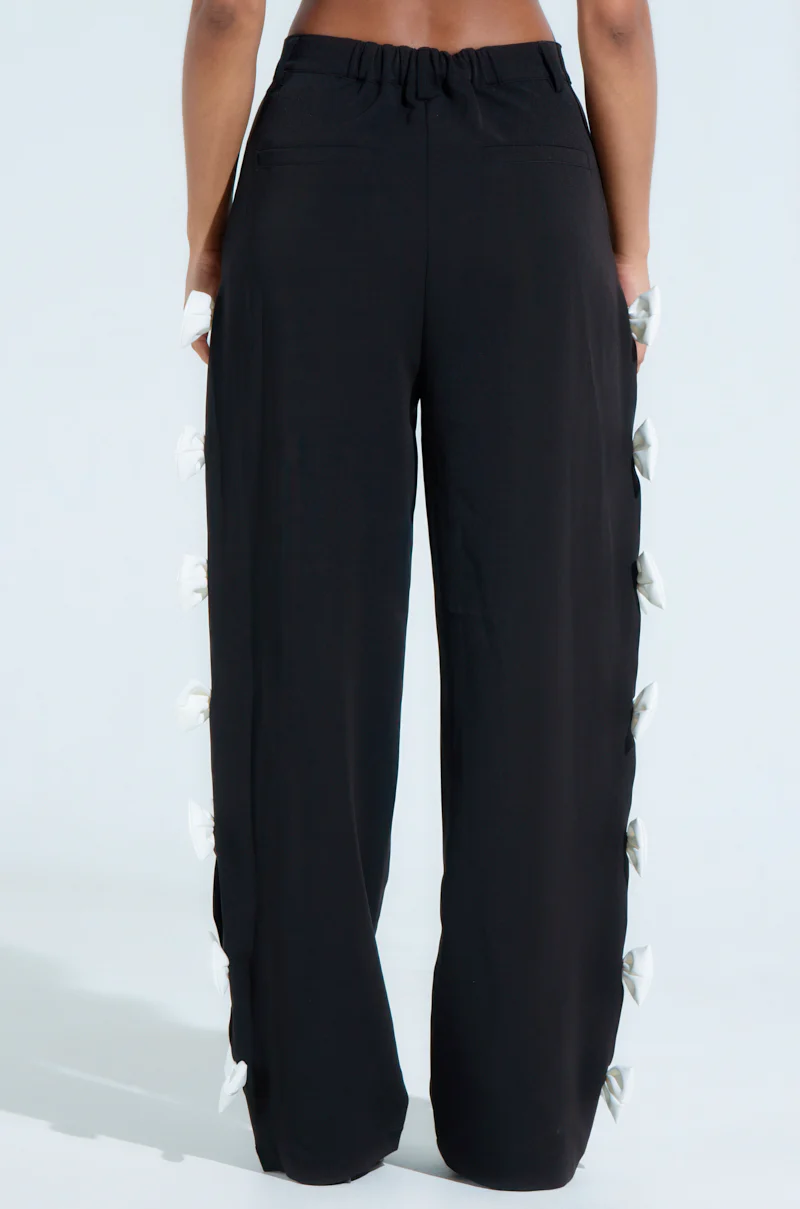 FEELING CUTE BOW DETAIL PANT - Image 4