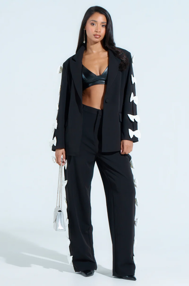 FEELING CUTE BOW DETAIL PANT - Image 6