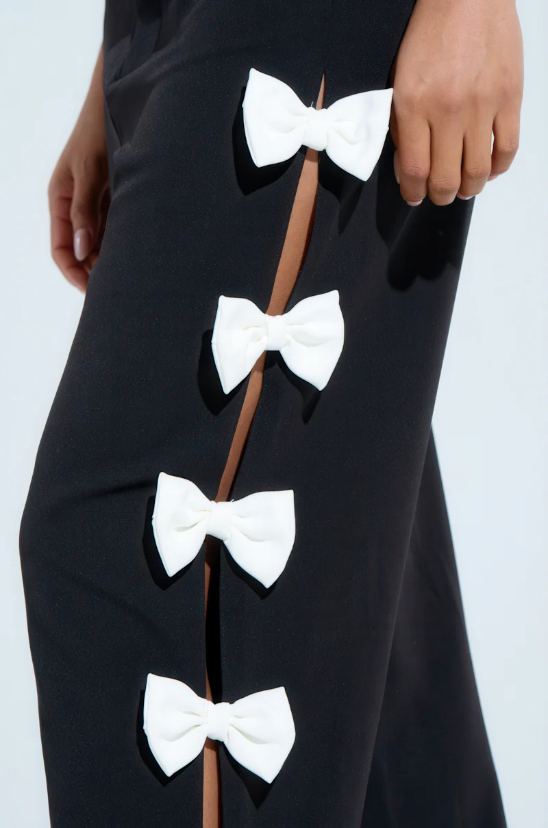 FEELING CUTE BOW DETAIL PANT - Image 8