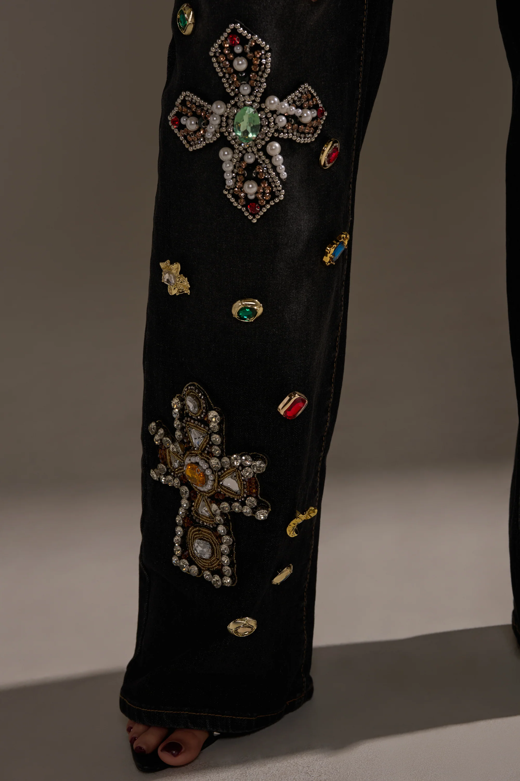 FEELING EXTRA BLESSED EMBELLISHED DENIM - Image 10