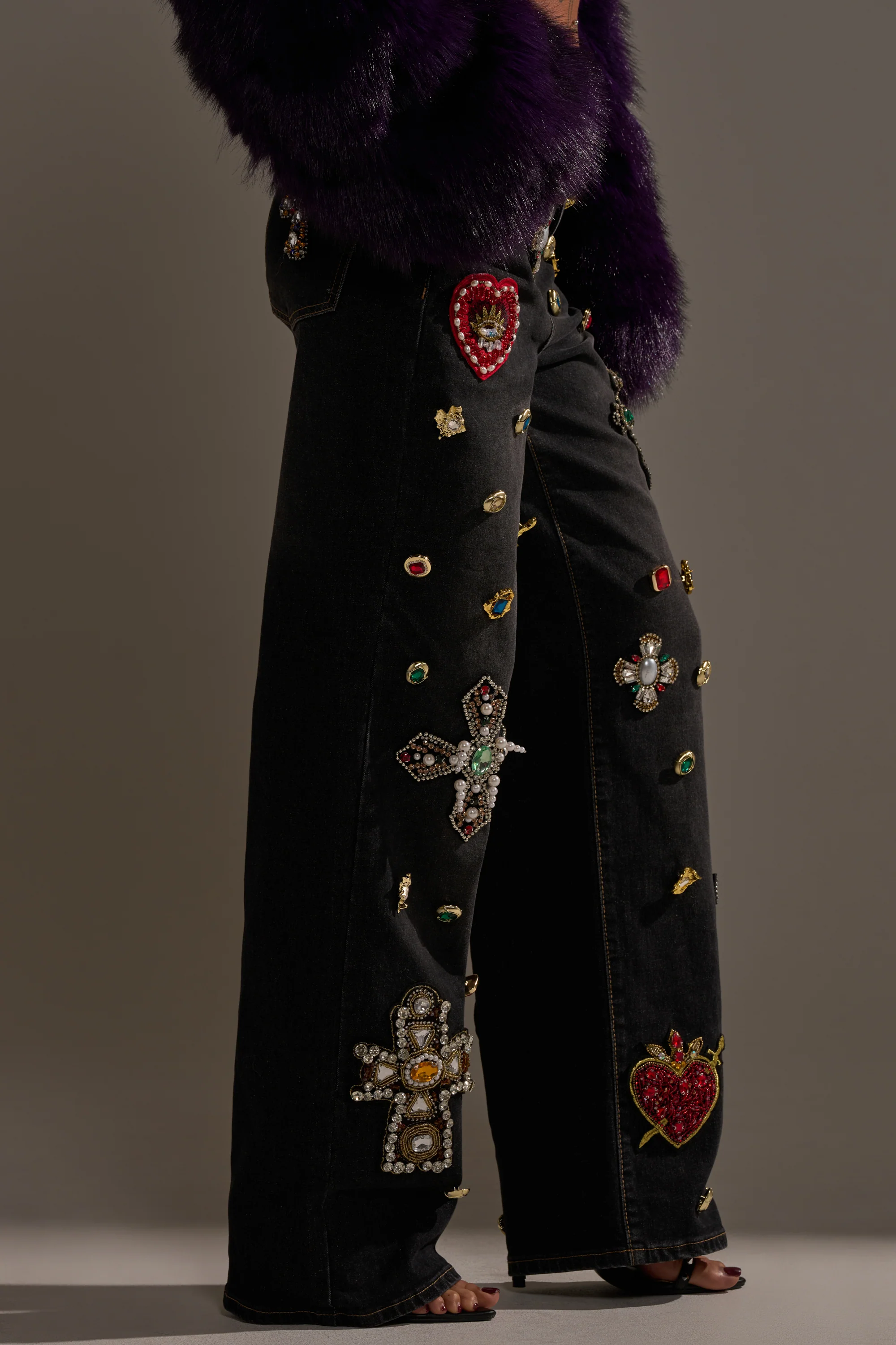 FEELING EXTRA BLESSED EMBELLISHED DENIM - Image 3