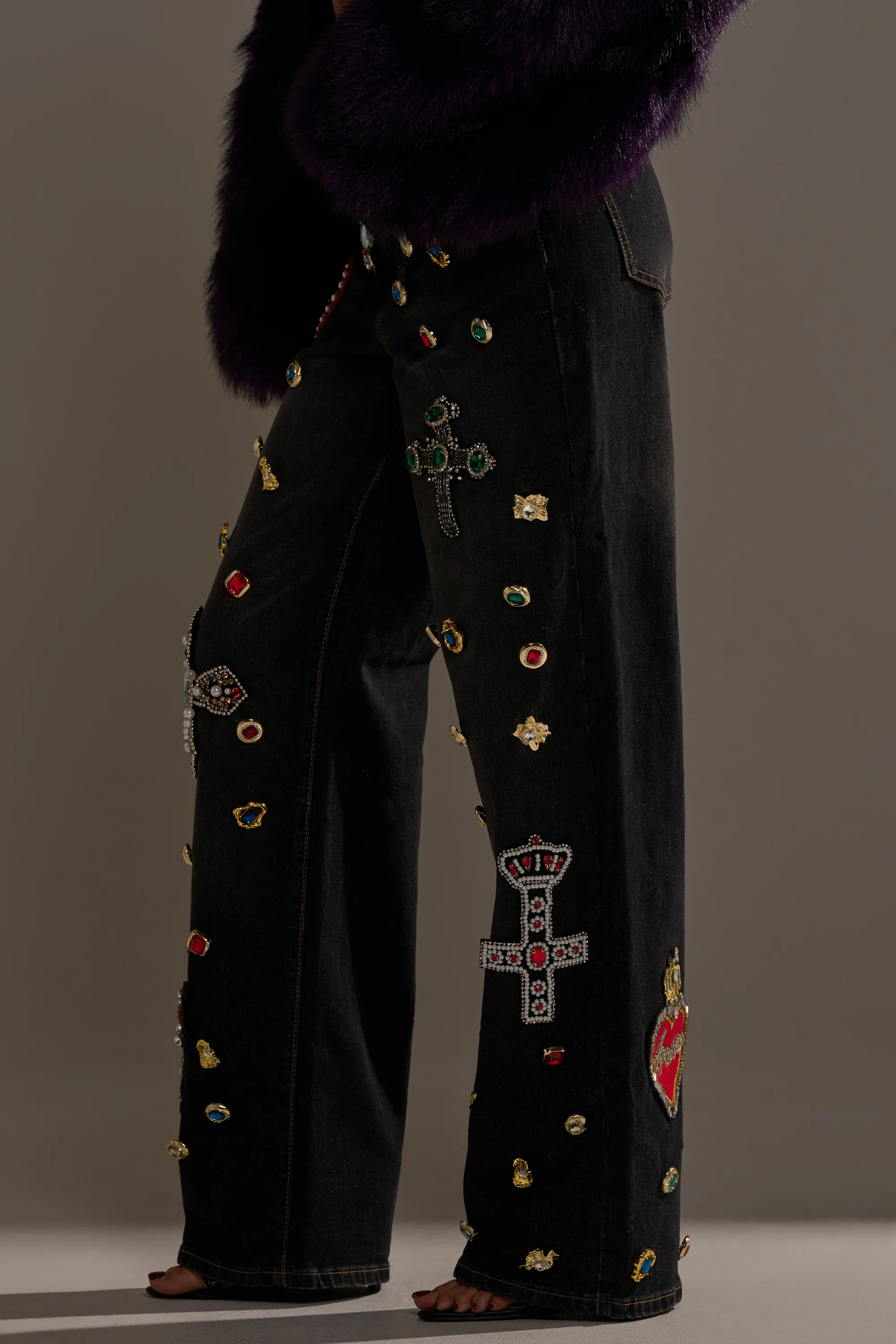 FEELING EXTRA BLESSED EMBELLISHED DENIM - Image 4
