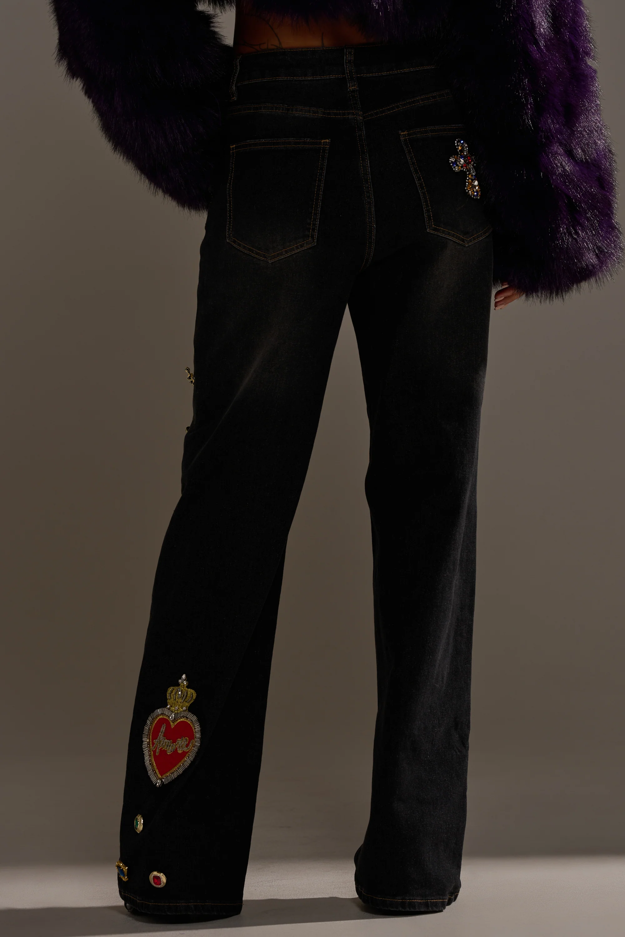FEELING EXTRA BLESSED EMBELLISHED DENIM - Image 5