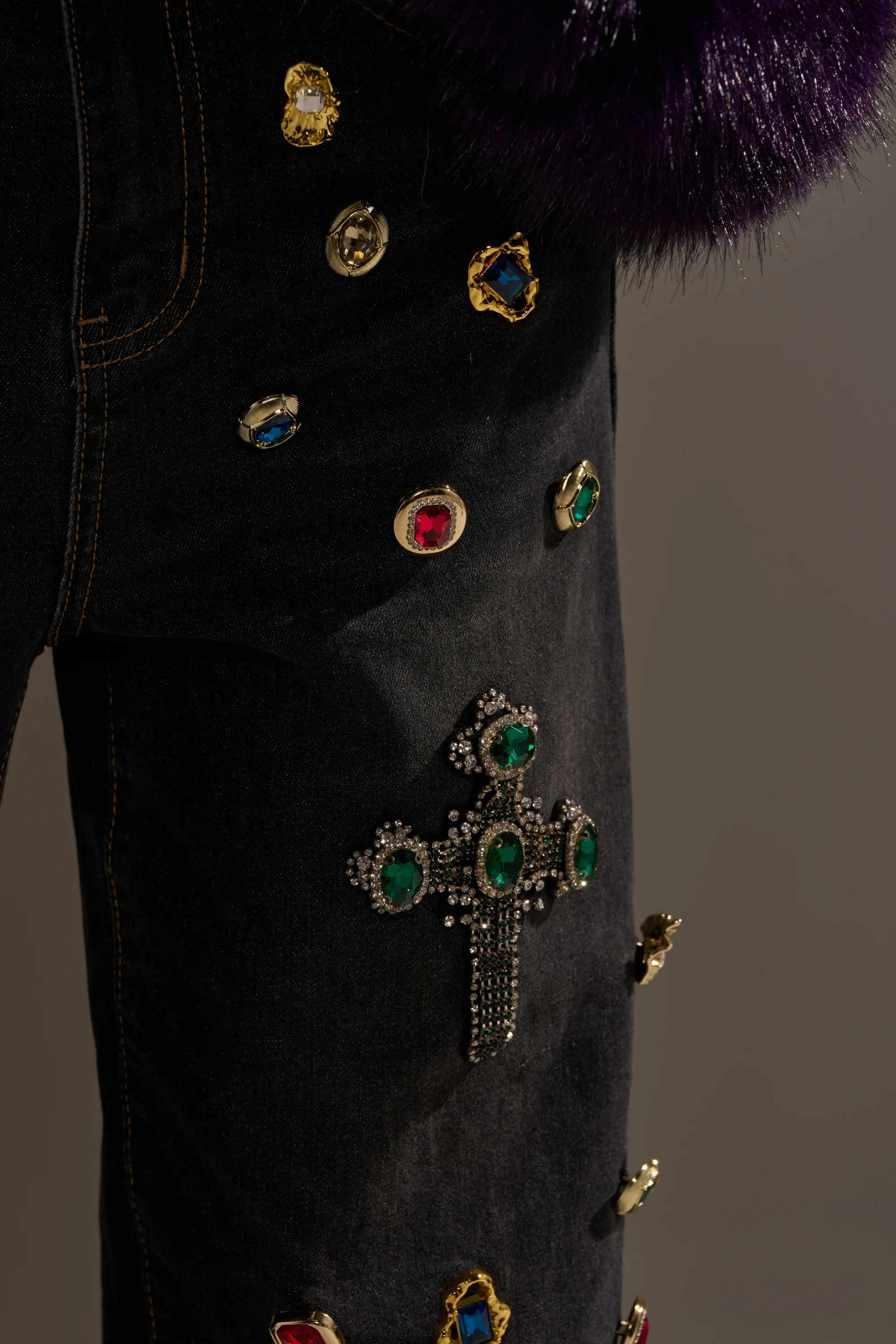 FEELING EXTRA BLESSED EMBELLISHED DENIM - Image 9