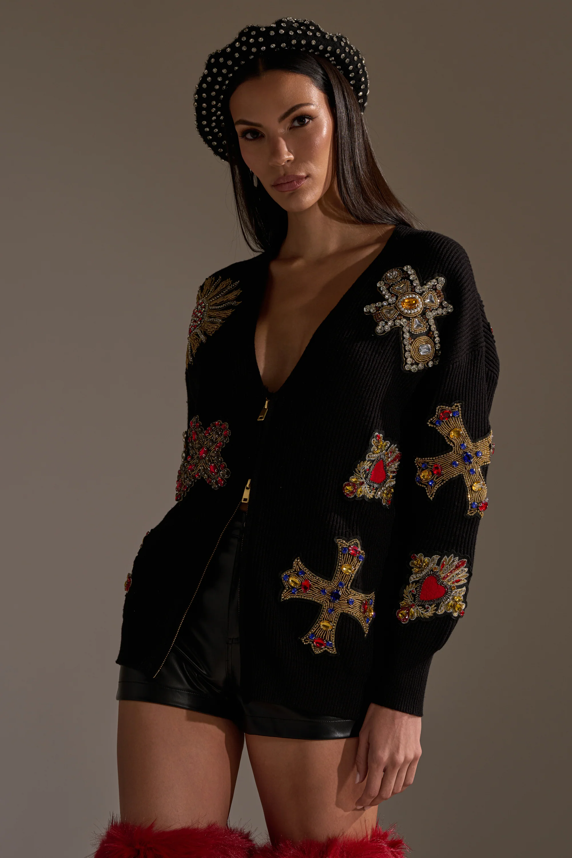 FEELING EXTRA EMBELLISHED SWEATER - Image 3