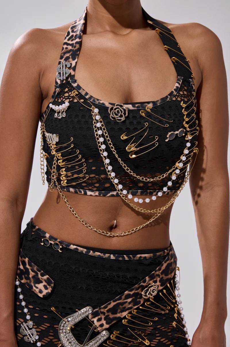 FEELING EXTRA MESH TOP WITH BEADS - Image 8