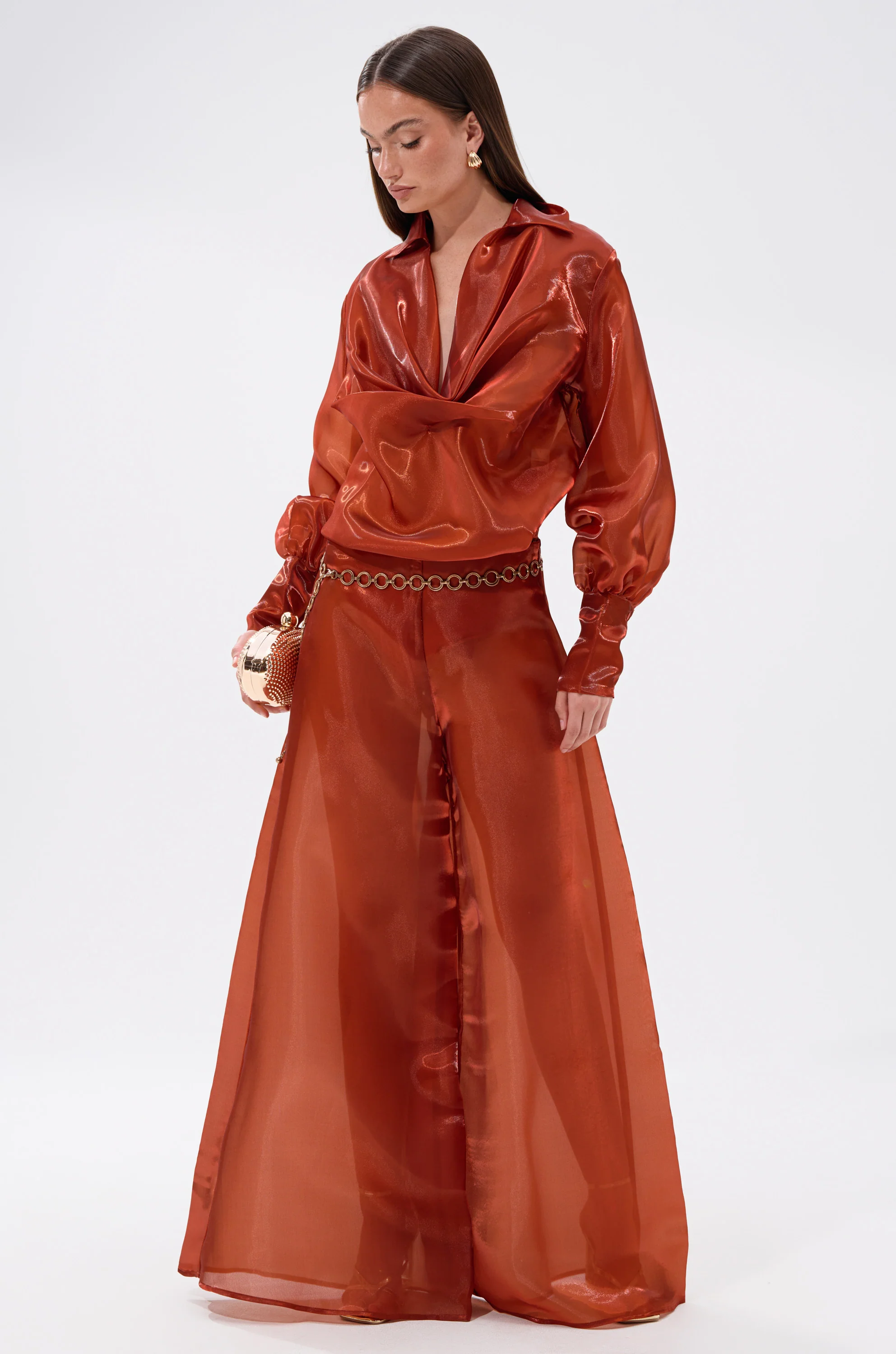 FEELING FREE CHIFFON PALAZZO PANT - Image 4