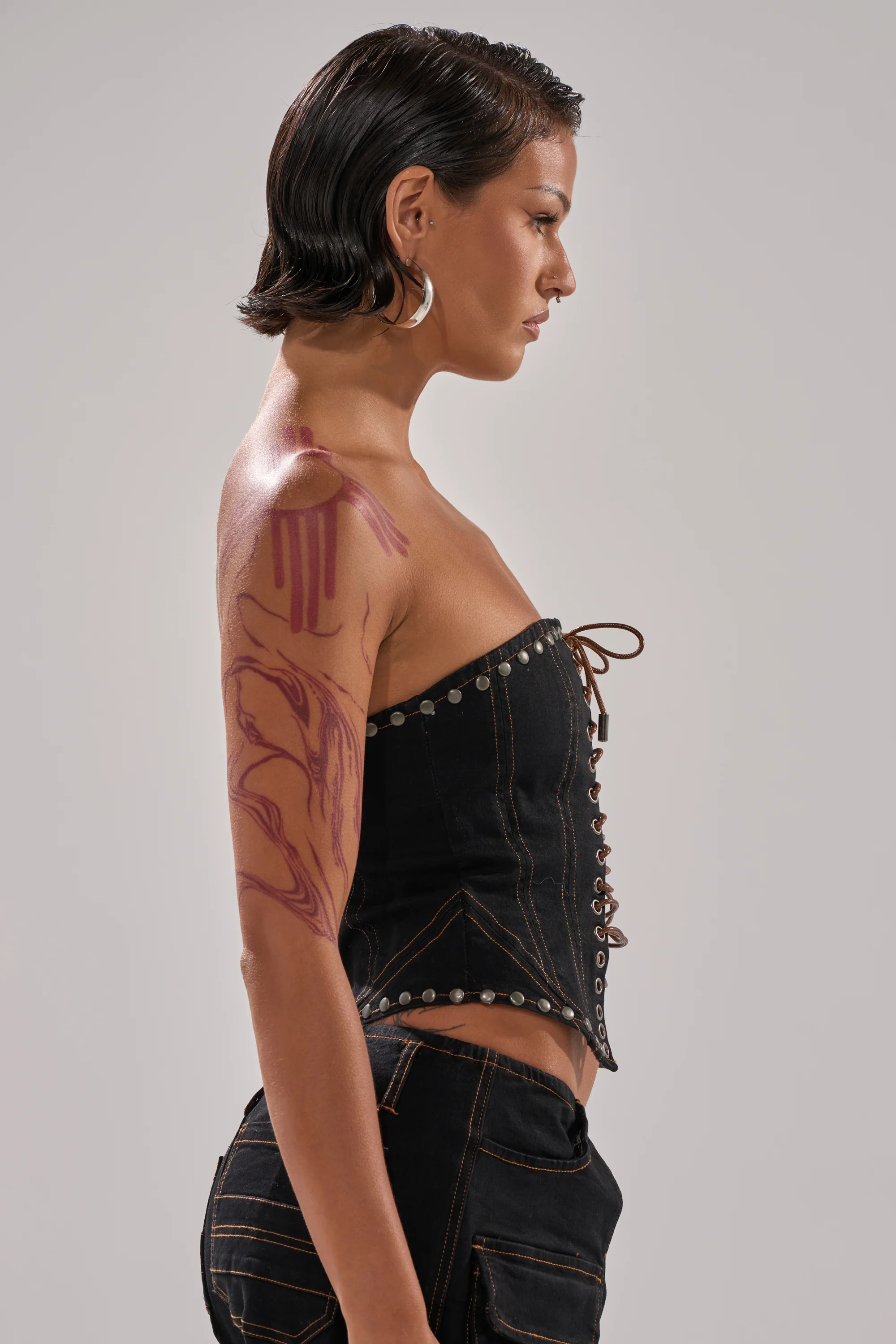 FEELING FRISKY LACE UP CORSET - Image 4